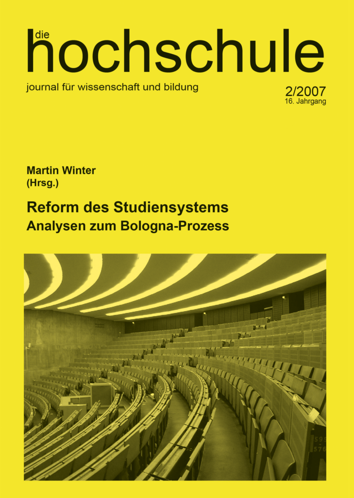 Reform des Studiensystems Analysen zum Bologna-Prozess